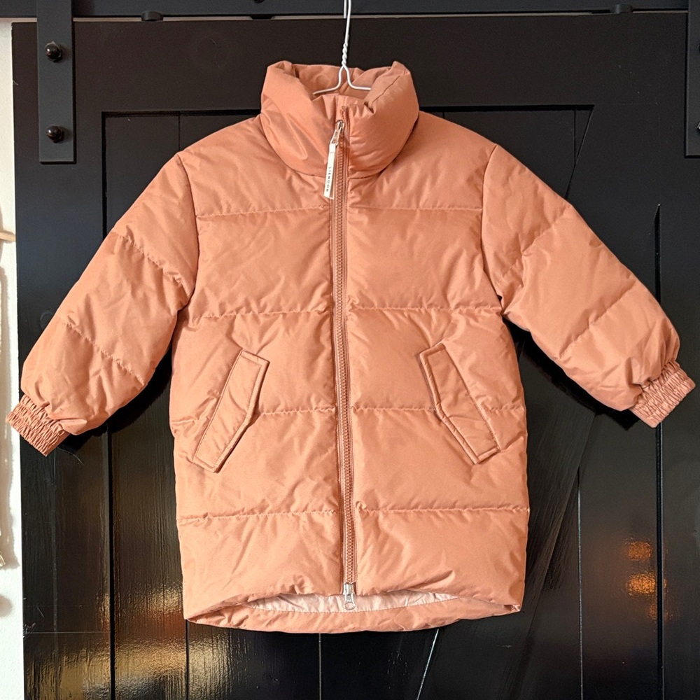 Liewood Peppe Puffer in Tuscany Rose NWT coat sz 3 years real down waterproof